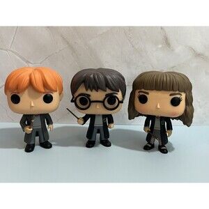 Lot Of 3 Harry Potter Funko Pops No Box Harry Hermione Ron